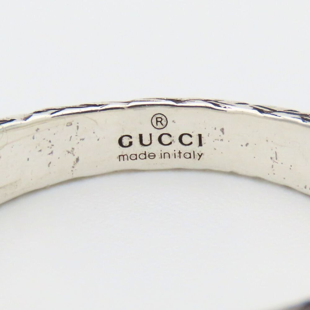 Gucci Interlocking G Arabesque Ring, Size 25, 925… - image 6